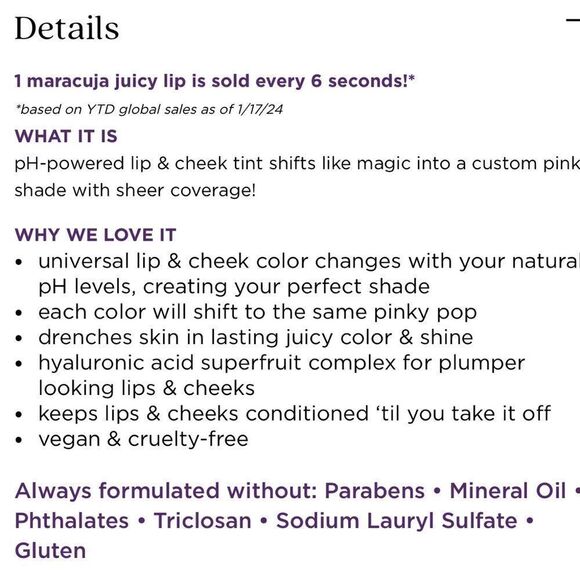 🌻 Tarte Lip & Cheek Shift Rock Candy New FullSz - Picture 4 of 7